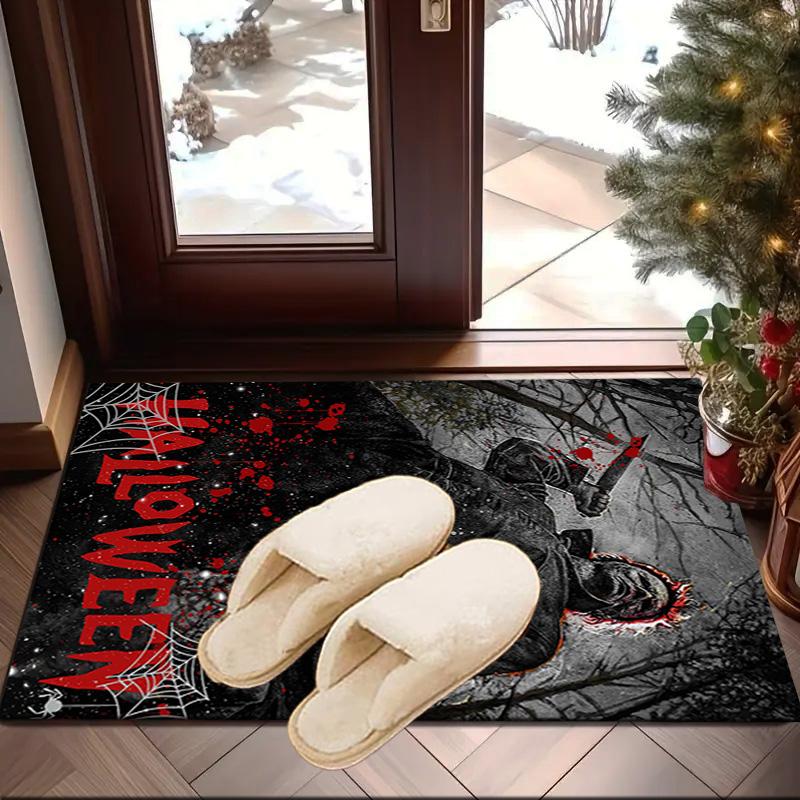 Horror Movie Characters Collage Carpet, Chair Rug,Rug for Office Bedroom living rooms, Doormat decor Fan Gift Christmas Gift