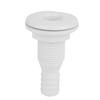3 4in Plastic Marine Thru Hull Exhaust Fittings Boat Drain Outlet Plug White