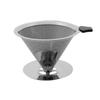 145mm Stainless Steel Coffee Filter with Double-Layer Screen
