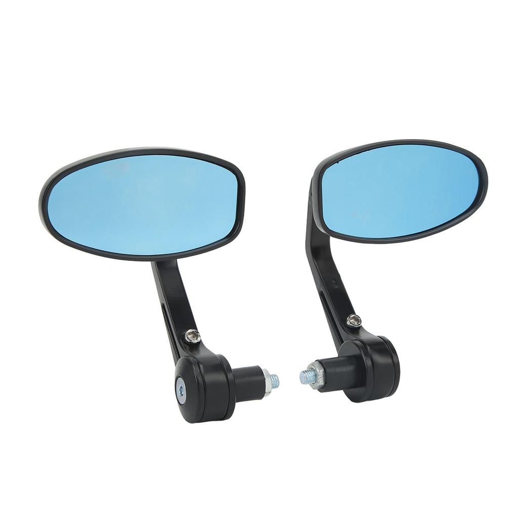 1 Pair 78in Motorcycle Rearview Mirrors Universal Handle Bar End Side Mirror Replacement for