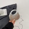 New Ladies Acrylic Crescent Evening Mini Shoulder Bag - Elegant Dazzling Color Handbag