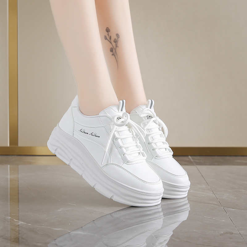 Fashion Key Height Thin Heel Women's Youth Sneakers Walking Lofers Women Shoes Women Luxury Designer Sport On Sale Low Cost