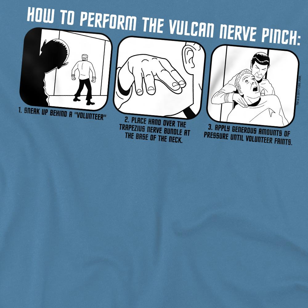 Star Trek Mens Vulcan Nerve Pinch T-Shirt