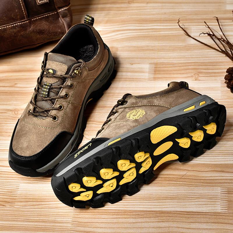 Men's Leather Outdoor Hiking Shoes Casual Shoes