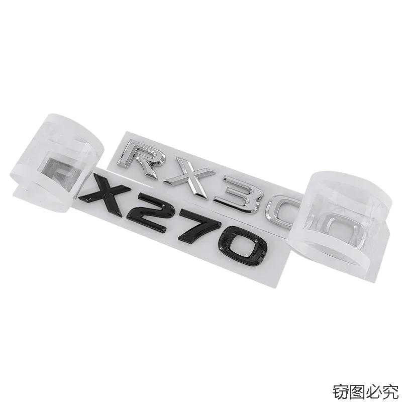 DFW5 ABS Car Body Badge Rear Trunk Sticker Letter Decal for Lexus RX270 RX300 RX350 Emblem Exterior Decoration