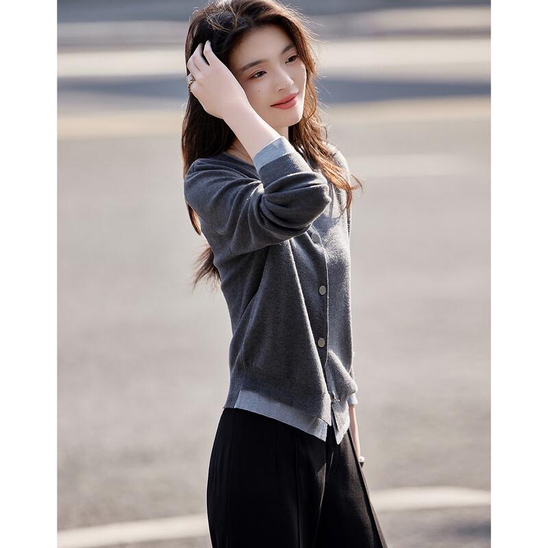 Demana Women's Faux Layered Color-Block Knit Sweater