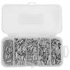 500PCS Copper Fishing Line Crimping Sleeves Fishing Crimp Sleeve Kit  for Fishing Line