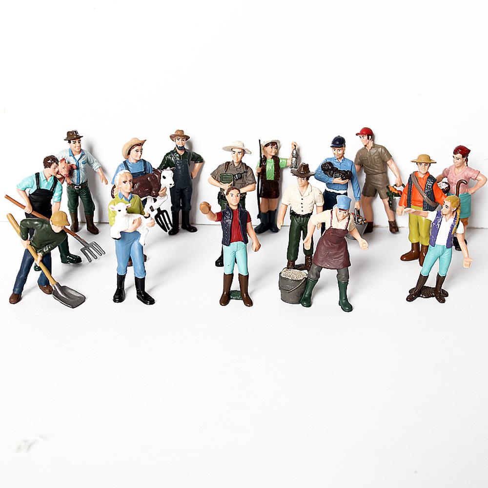Gift Action Wrangler Worker Simulation Farmer Farm Human Figure Home Decoration Farmer People Model