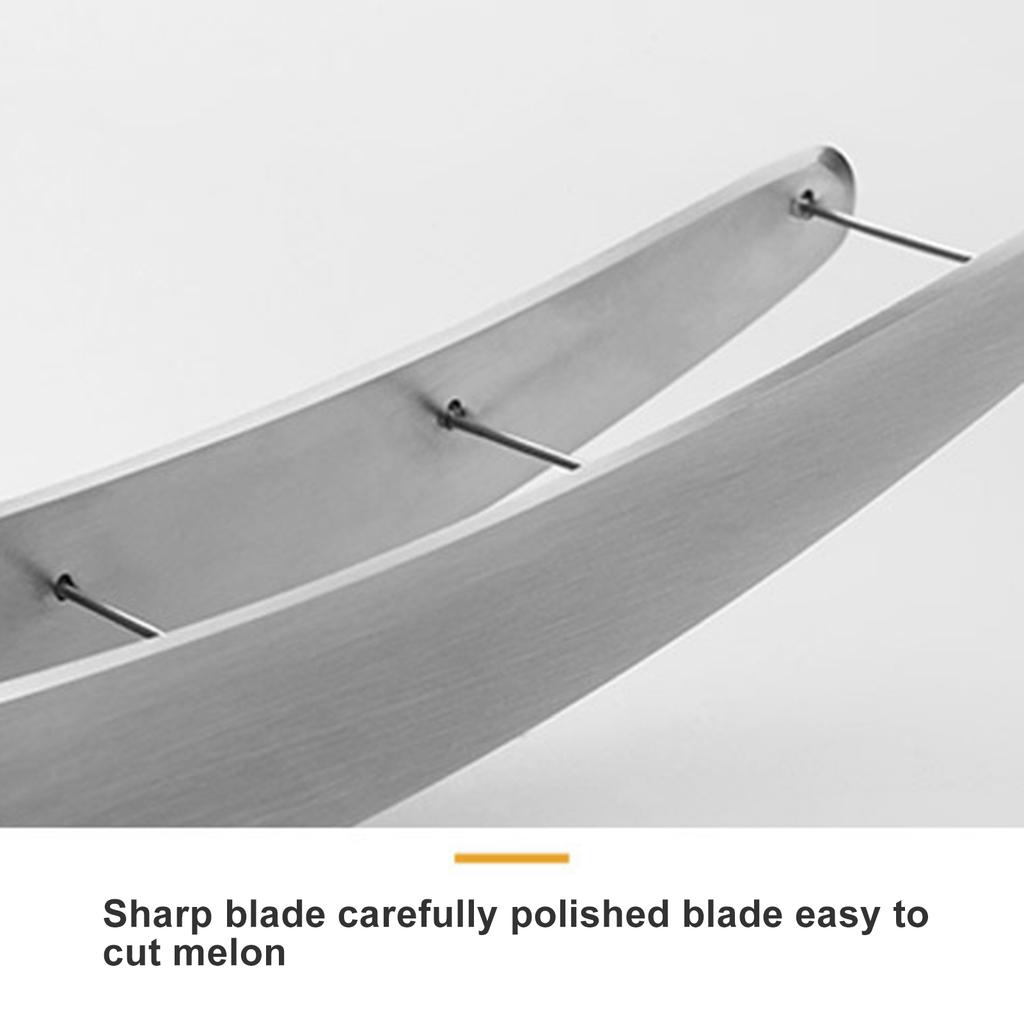 Stainless Stee Fruit Slicer Splitter Durable and Lightweight Fruit Splitter for Camping Gathering Party Kitchen Gadget