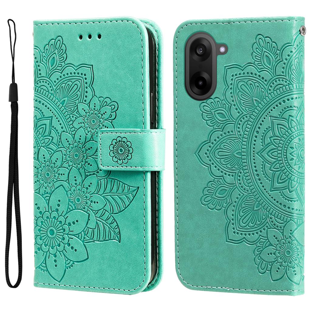 For OnePlus Ace 5 Racing 5G/OnePlus Nord CE5 5G Case Floral Pattern PU Leather Wallet Stand Phone Cover
