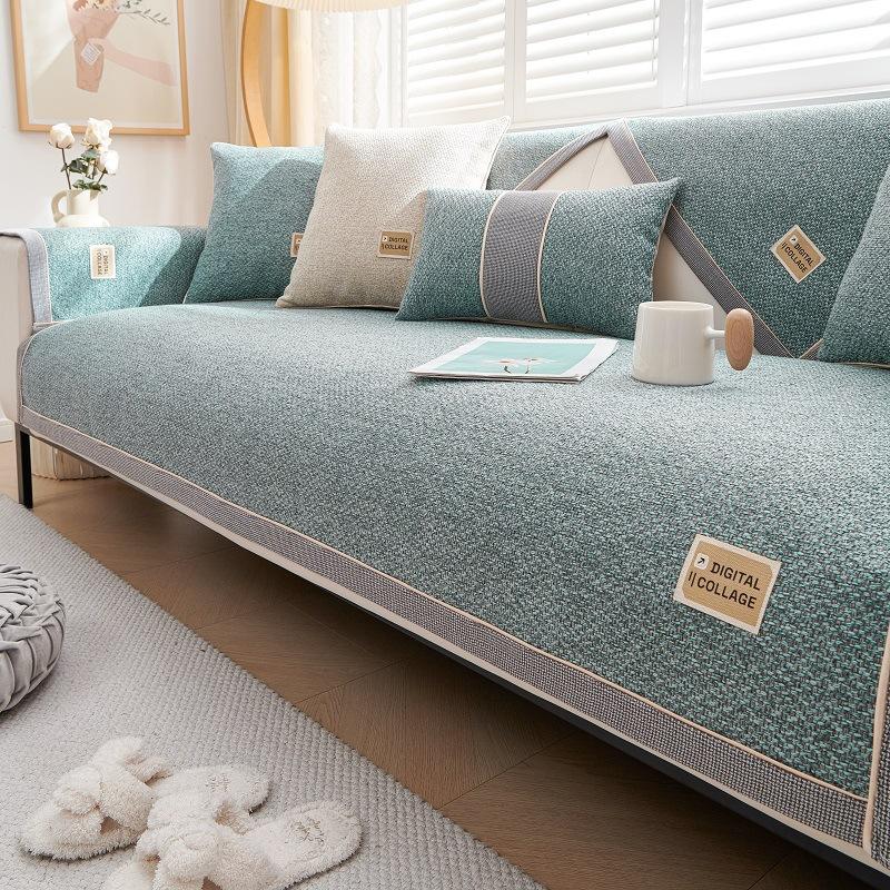 Wangshu Sofa Cushion Cotton And Linen Four-Season Universal Non-Slip Sofa Cover Full Cover Sofa Towel