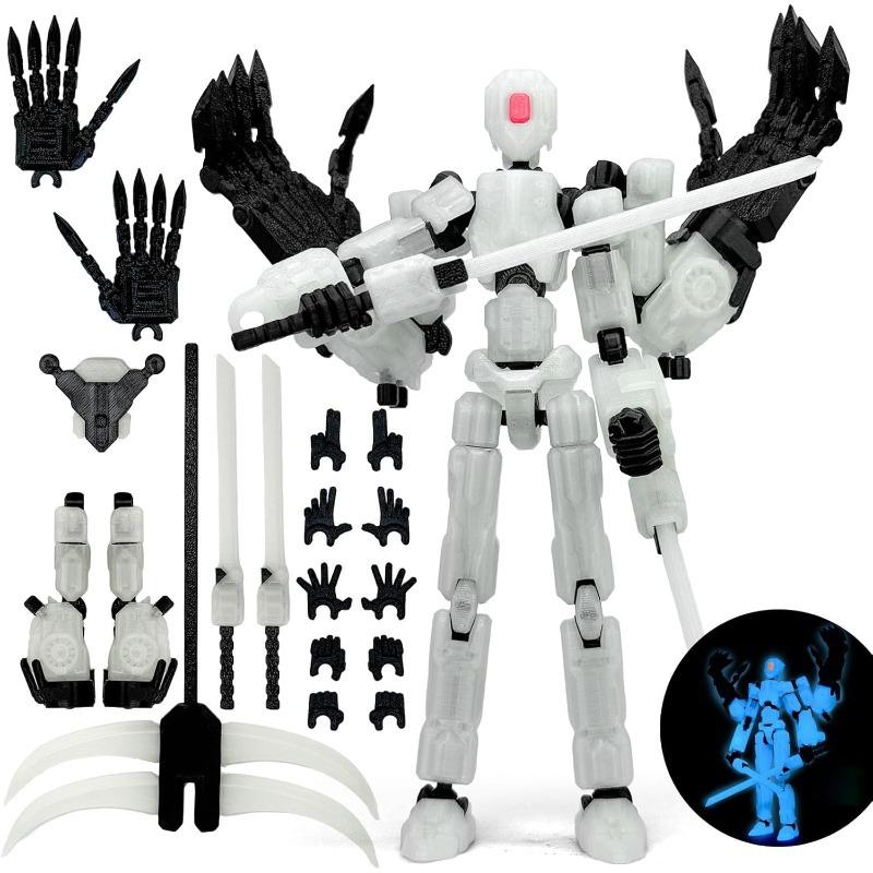 

Lucky 13 Dummy Joint Movable Toy Model 3D Printed Toy Mecha Robot Action Figure Creative Desktop Decor Ornaments Finished