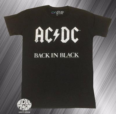 Ac Dc Back In Black Retro Classic Vintage T-Shirt