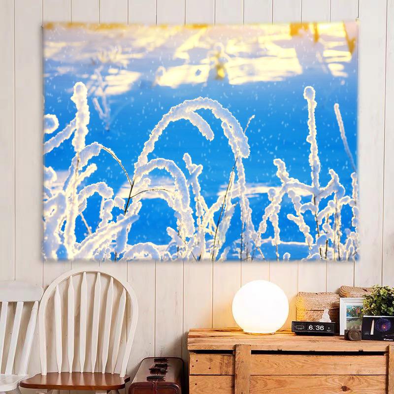 Christmas Tapestry Christmas Tree Ball Room Decoration Cloth Christmas Gift Retro Scene Decoration Tapestry For Living Room