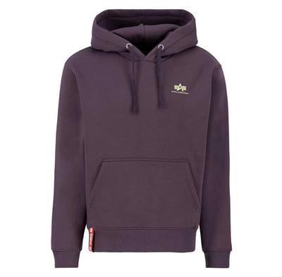 Alpha Industries Basic Moletom com capuz com logotipo pequeno