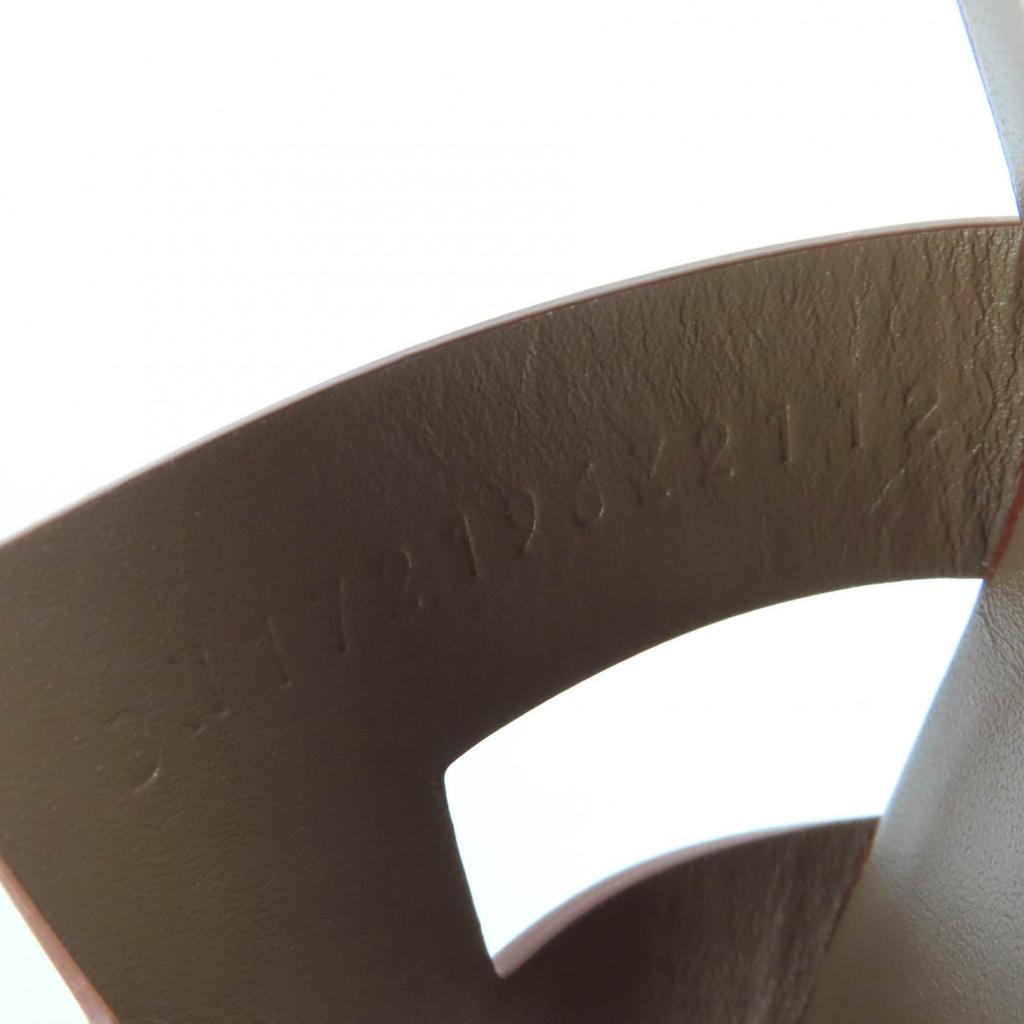 HERMES Sandals legend Ankle strap Calf leather Women 34 Used