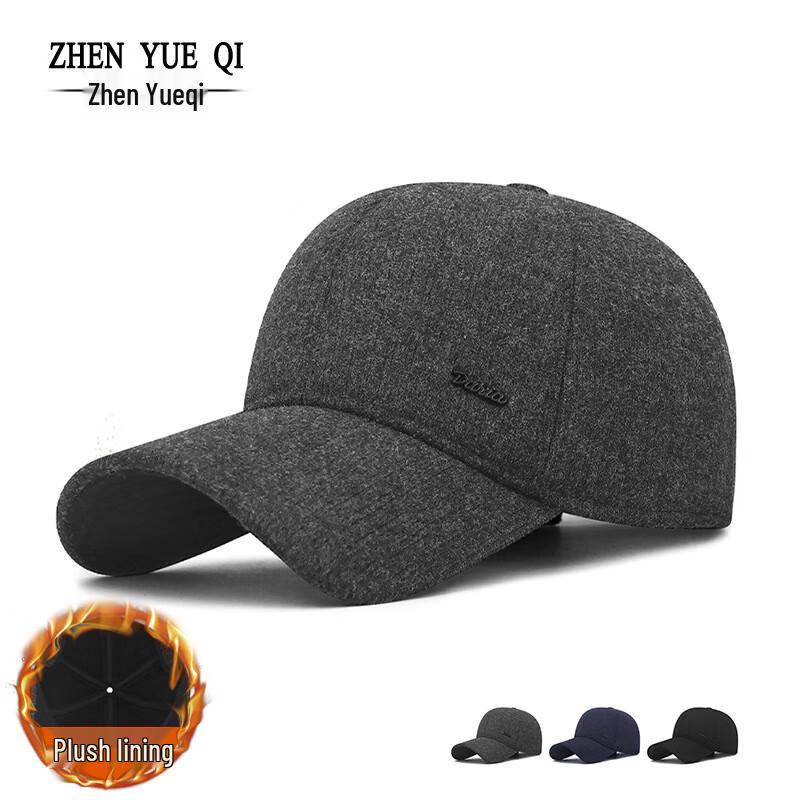 ZHENYUEQI Men's Winter Earflap Baseball Cap