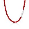 H Edition (W) Ball Red Jade Bead Necklace Hl6N46627Wb420