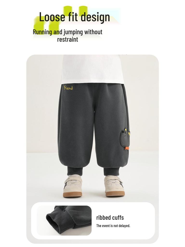 Kaka Panda Kids' Trendy Spring/Autumn Pants: Boys' Sports, Girls' Casual, Toddler Long Pants