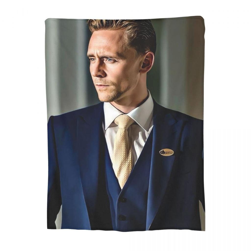 Tom Hiddleston Blanket Soft Warm Flannel Throw Blanket Bedding for Bed Living room Picnic Travel Home Couch