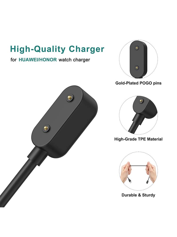 USB Charging Cable  For Huawei Band 10/9/8/7/6 Charger Cable For Huawei Watch Fit 3/Fit 2/Fit/Honor Watch ES
