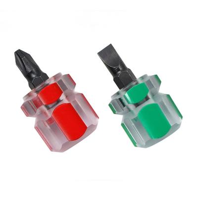 Screwdriver Kit Set Mini Small Portable Radish Head Screw Driver Transparent Handle Car Repair Hand Tools Precision
