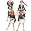Children Girls Movie Kpop Mira Cosplay Costume Print Demon Hunters Zoey Rumi Cosplay Carnival Show Clothes Kids Girl Huntrix Set