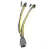 10x PCI Express 6 pin female to Dual 8pin male PCIE GPU Card Power Cable Adapter