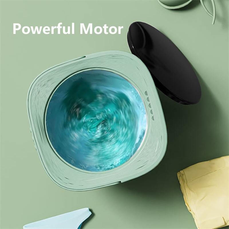 Portable Mini Washing Machine Spin Dryer Quickly Wash and Dry Light Clothing, Baby Clothes and Underwear, Socks, Underwear, Bras, Etc.