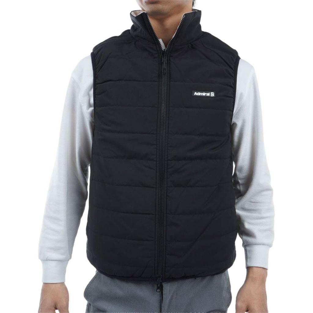 Vestă reversibilă cu căptușeală din fleece ADMA391 Negru [Admiral Golf] pentru bărbați