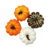 4 Pcs Faux Pumpkin Decorations for Halloween Easter Indoor Home Mantel Shelf Table Centerpiece