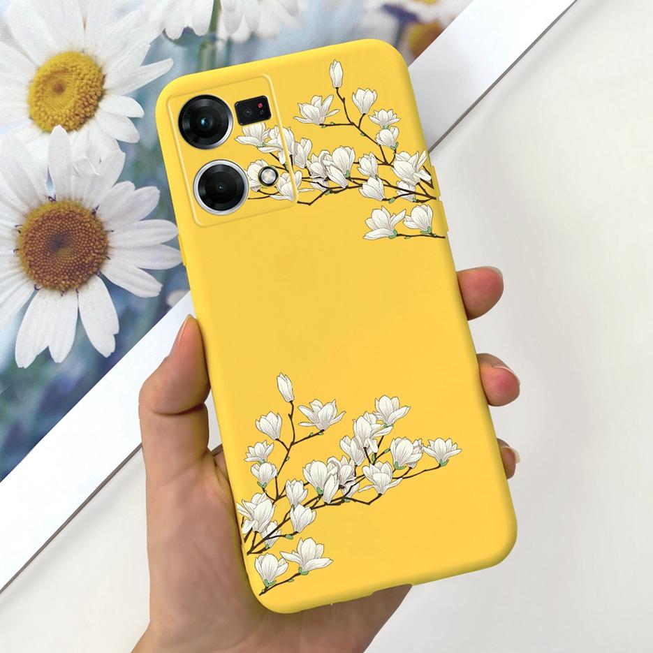 For Oppo F21 Pro 4G Case Oppo Reno7 CPH2363 Cute Fashion Cartoon Cover Soft Silicone Phone Case For Oppo Reno 7 F21Pro 4G Bumper