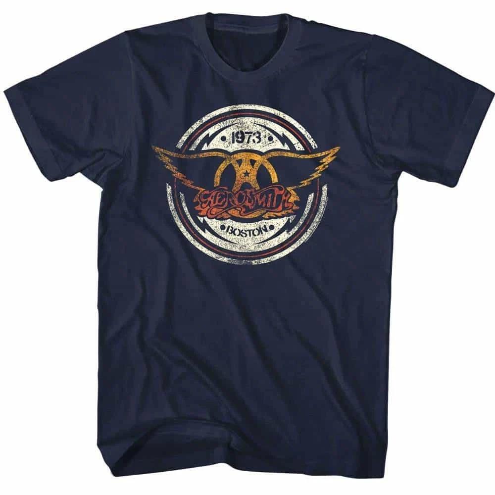 Aerosmith Boston 1973 T-Shirt Size S-4XL XS
