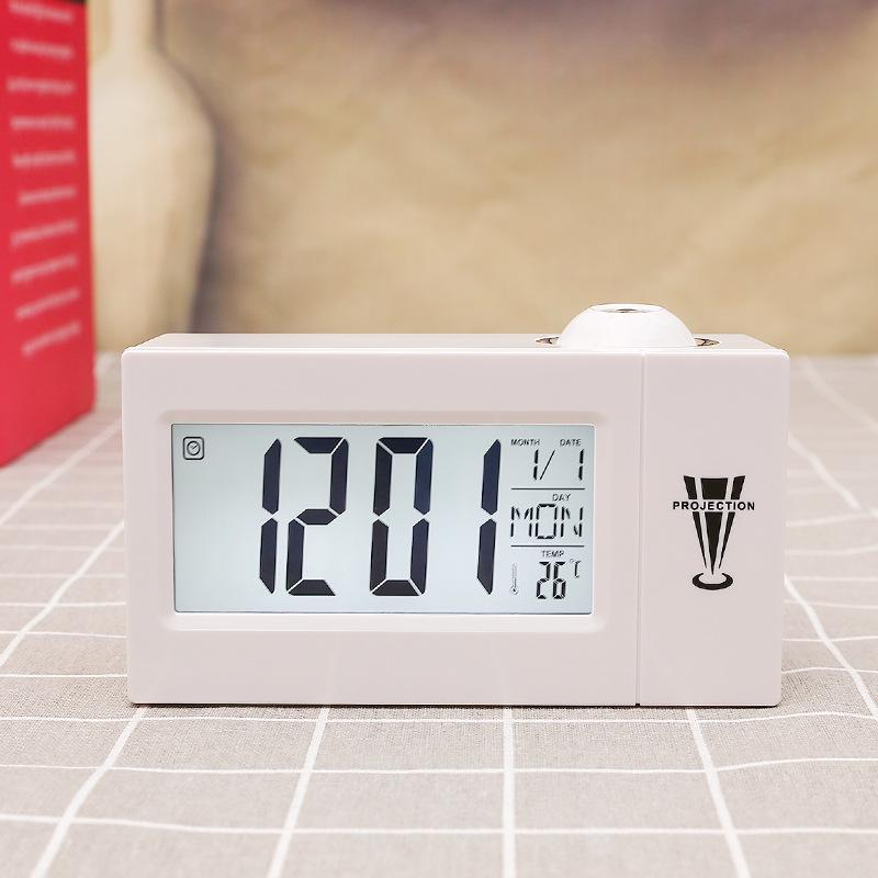 Simple Electronic Projection Clock Electronic Clock Student Bedside Clock Voice Controlled Backlight Alarm Clock Sleepy
