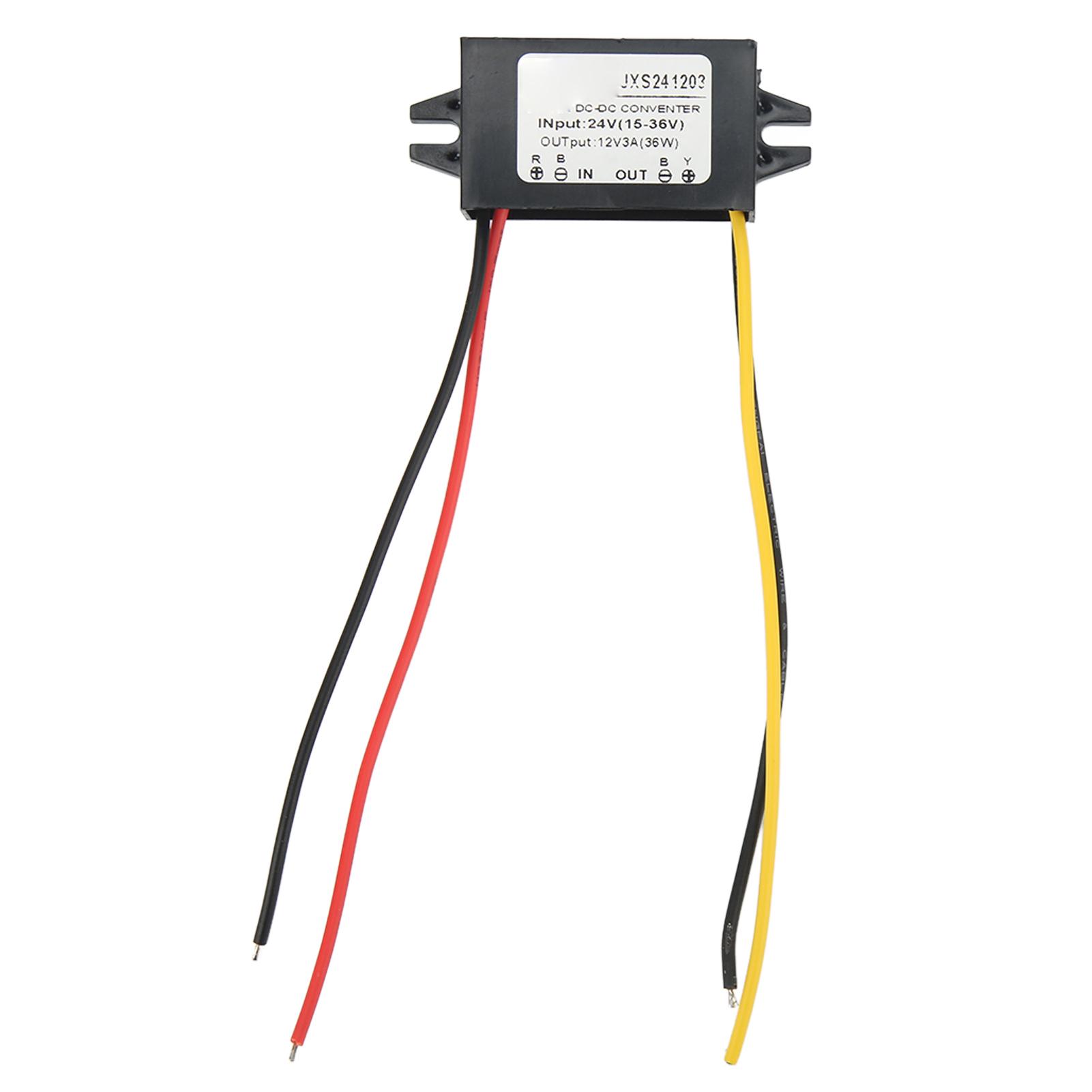 

DC Buck Module Ультратонкий водонепроникний поліпропіленовий корпус Високий коефіцієнт перетворення Модуль понижувального перетворювача напруги 2