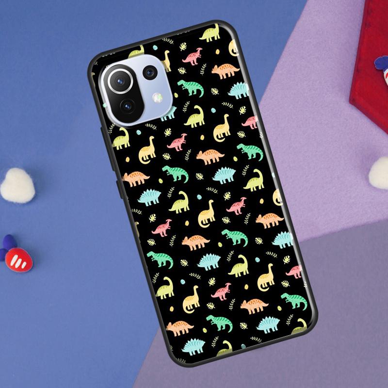 Cute Dinosaur Baby Cover For Xiaomi 14T Pro 11T 12T 13T 13 14 Ultra POCO X7 Pro X3 X5 F3 F5 F6 M6 X6 Pro Case