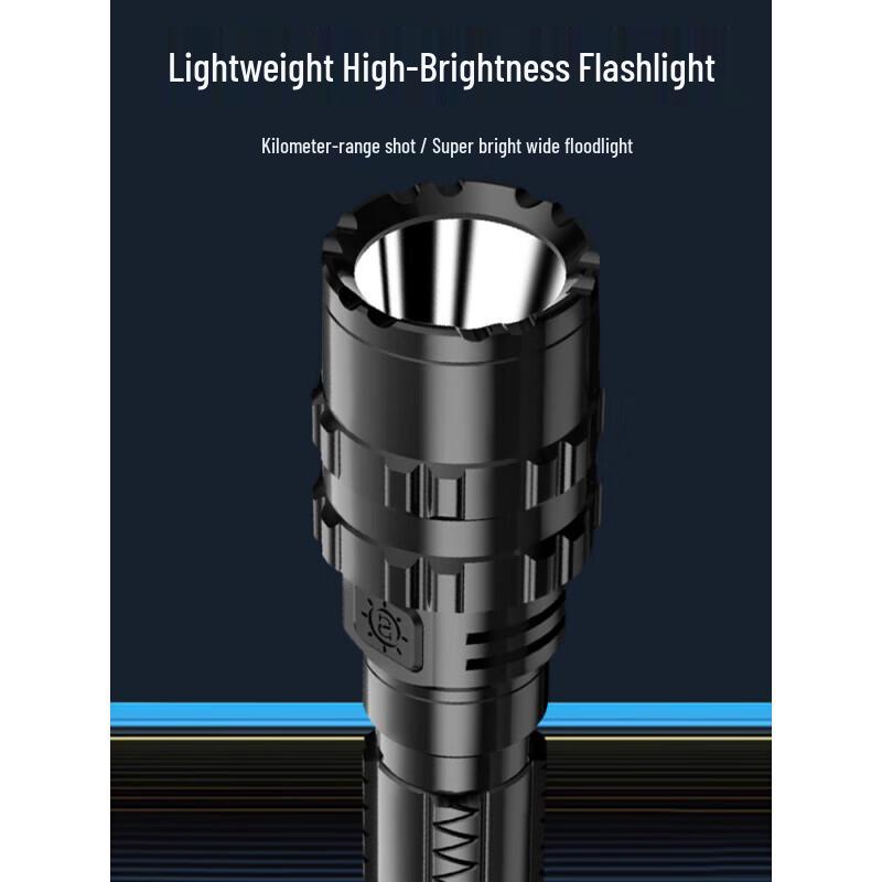Black Scorpion High-Power USB-C Rechargeable Tactical Flashlight