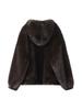 Women's Fur Hoodie Women's Hooded Pullover Women's Loose Hoodie Women's Brown Hoodie 2026