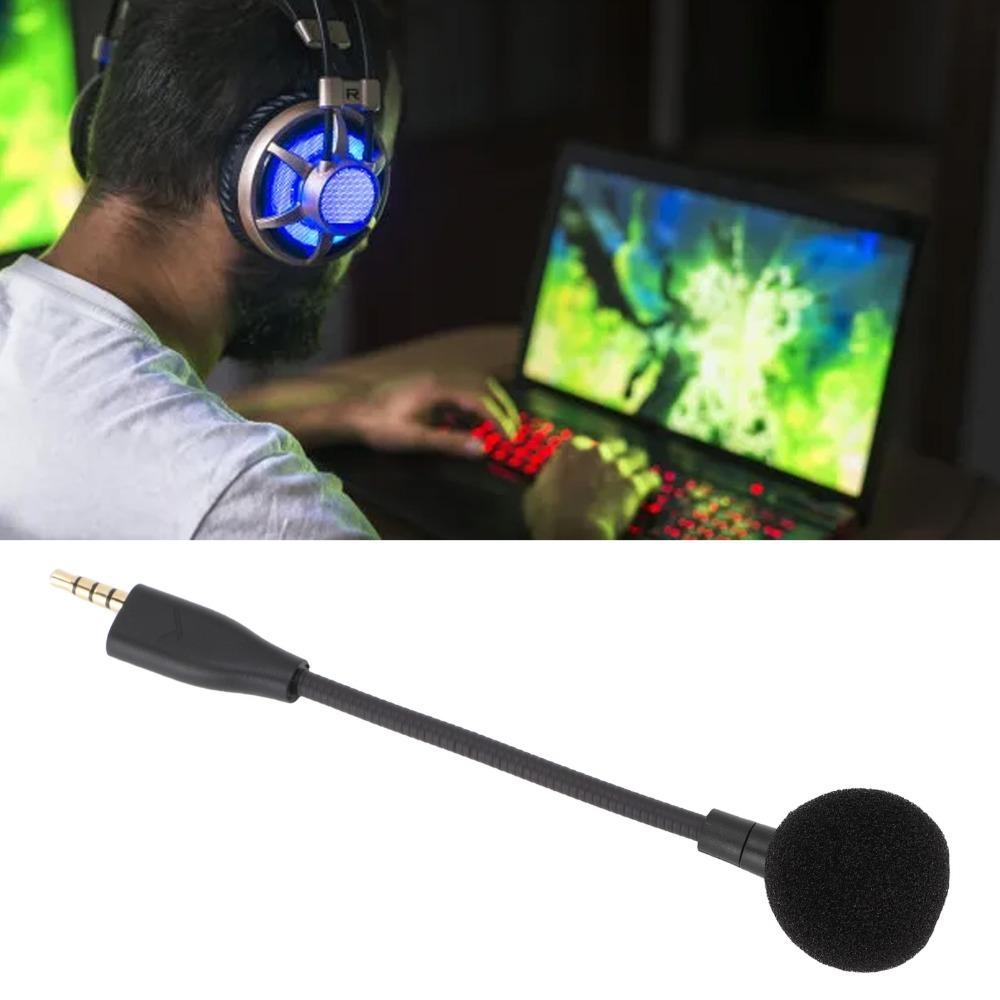 High-sensitivity Gaming Headset Mic 15CM Microphone Replacement for MMX100 MMX150 Live Streaming