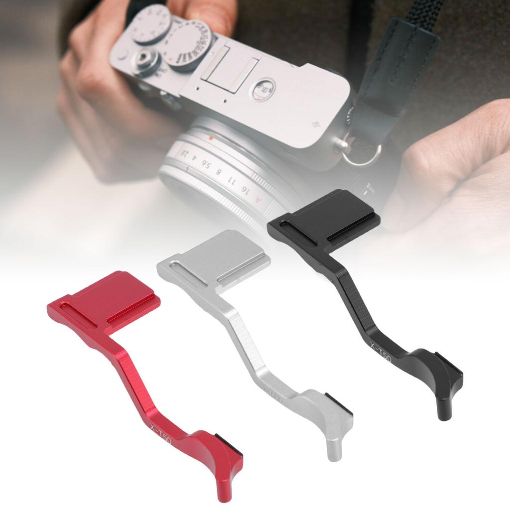 Camera Thumb Support Grip Hot Shoe Cover Camera Thumb Hand Grip Ergonomic  Fit Aluminum Alloy Anodized for Photography