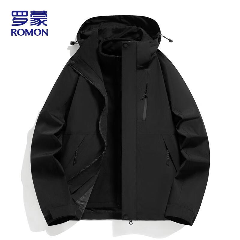 

ROMON Men s 3-in-1 Windproof Outdoor Jacket XL