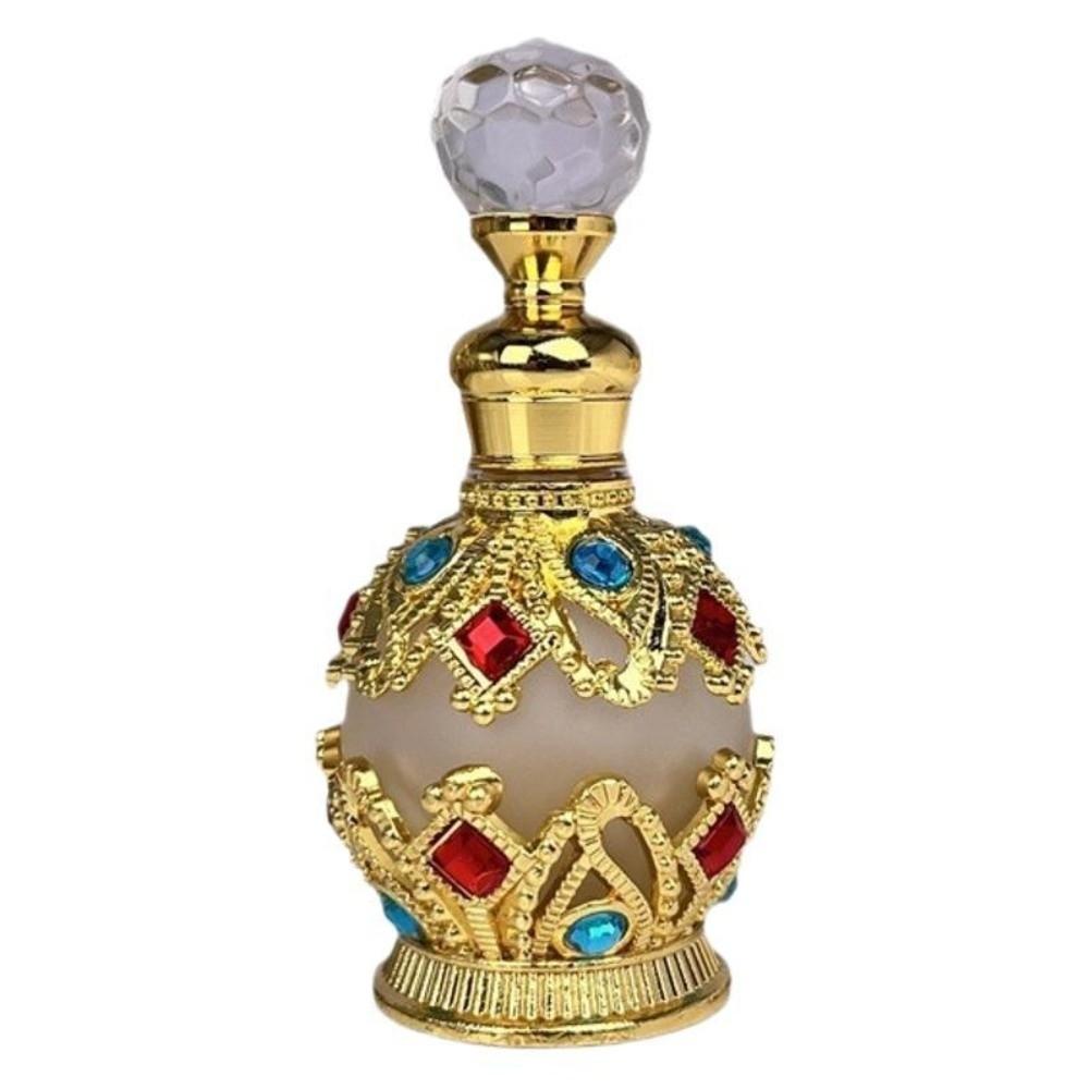 Festival Gift 15ml Bottle Luxury Arab Middle East Split Bottle Storage Decorative Glass Bottle Beauty Salon