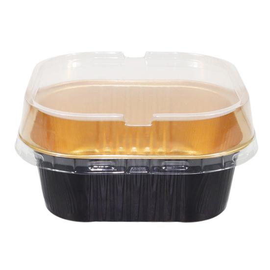 40Pcs Mini Cake Pans with Lids Tin Foil Bowls Food Grade Disposable Baking Containers Food Storage Foil Containers Versatile Cooking Bowls