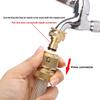 1/2" Thread Brass Quick Connector Garden Watering Adapter Drip Irrigation Copper Hose Quick Connector Fittings 1 Pcs