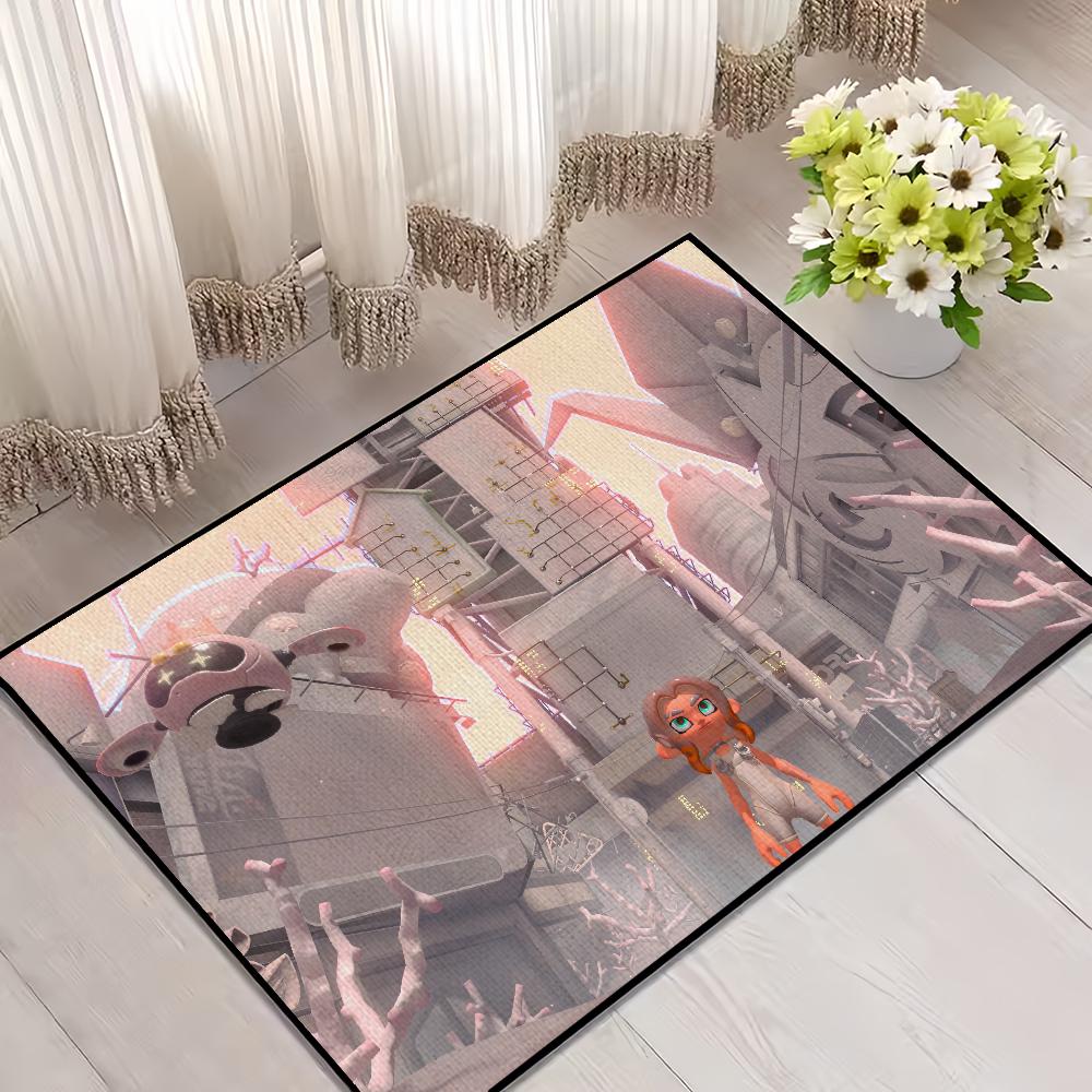 

Дверной коврик для украшения спальни Заказ S-Splatoon Игра Кухня Ванная Ковер Дом Сторона 3 Супер впитывающий коврик для ног Нескользящий SJR40x60CM