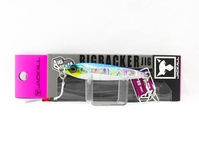 Jackall Μεταλλικό Jig Big Backer 40 γραμμάρια Μπλε Ροζ Φωσφορίζουσα Κουκκίδα (2910)