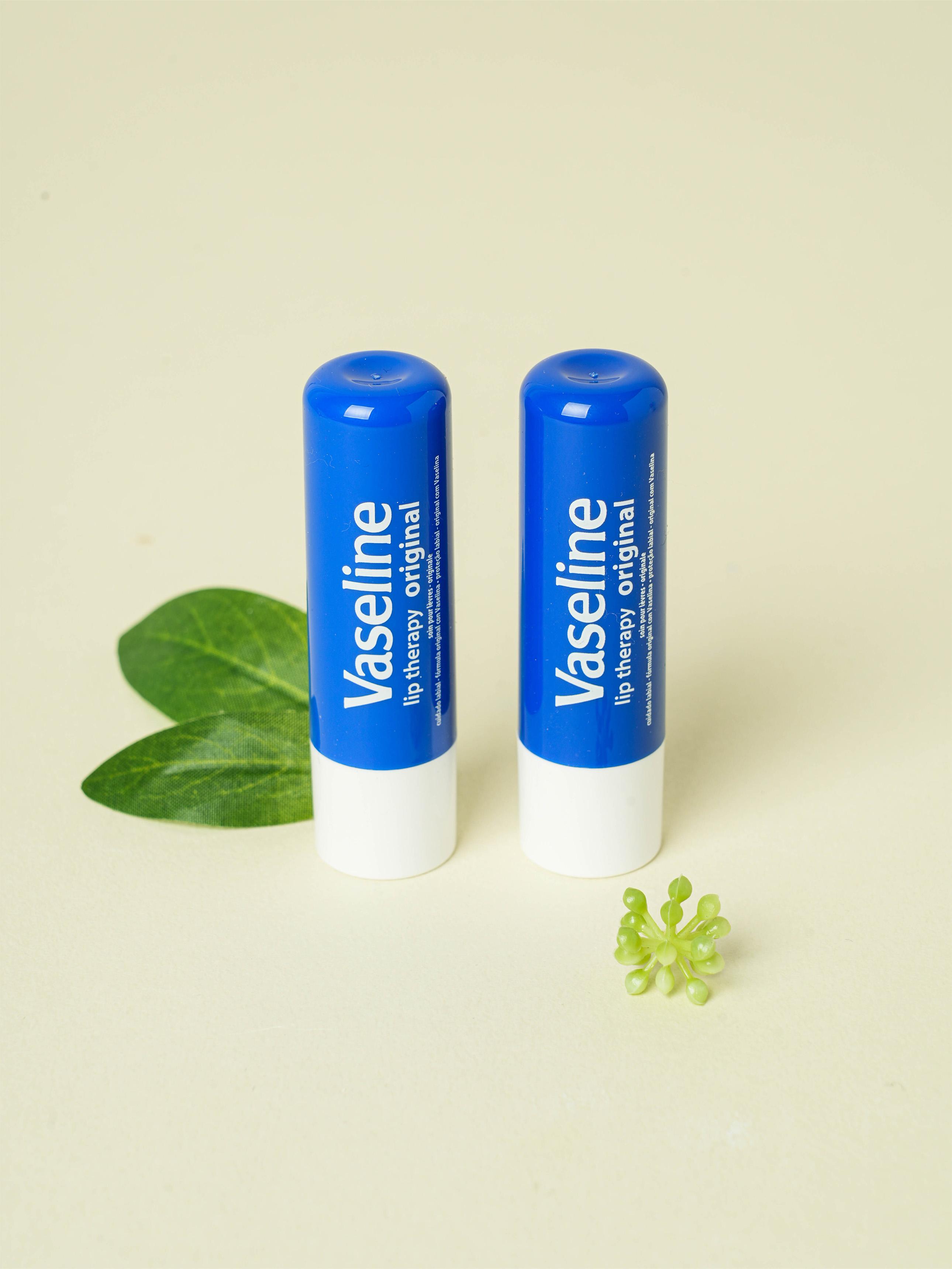 Vaseline Lip Therapy Original Lip Balm 4.8g x 2-Pack 1ea