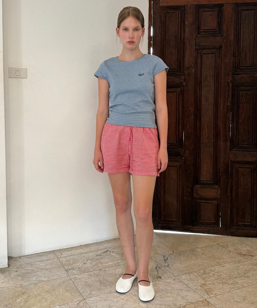 Sinun Basic Point Label Shorts (Red)