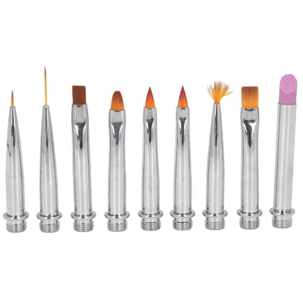 1 X Pen 10 X Pen Head Detachable Gel Pen Detachable Nail Art Brush  Home And Salon Manicure