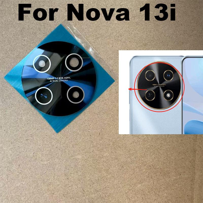 For Huawei Nova 13i Back Camera Glass Rear Lens Cover With Adhesive Tape Replacement Parts